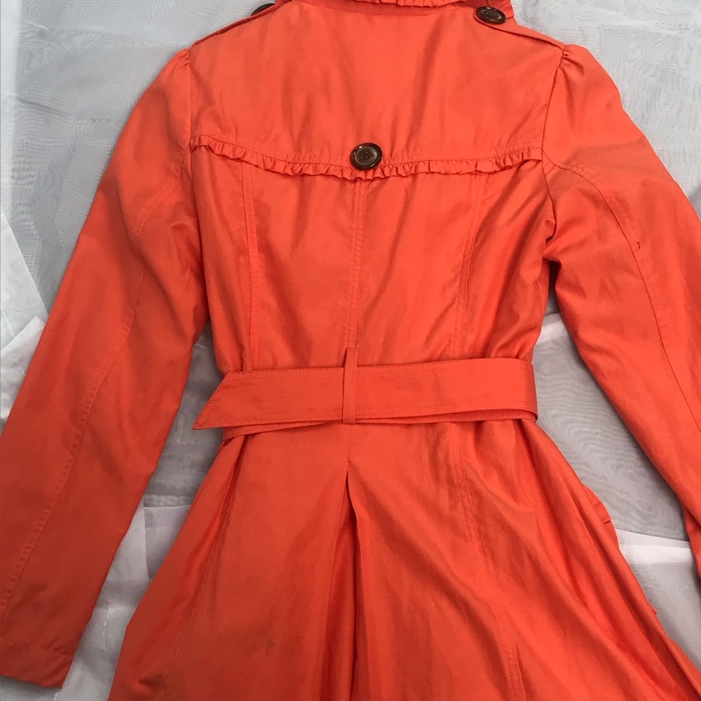 Ambition orange trench coat